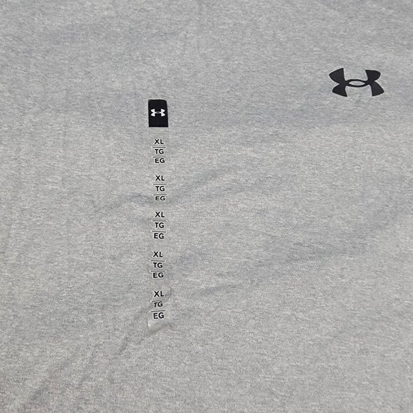 Under Armour Mens XL Gray The Tech Tee Shirt Short Sleeve Athletic Casual - Picture 4 of 9